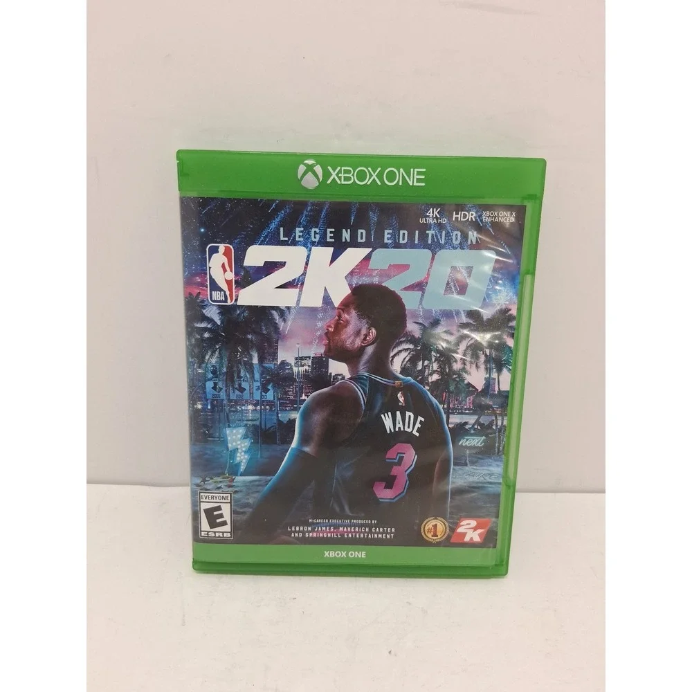 NBA 2K20 Legend Edition Xbox One Dwyane Wade Cover Basketball Video Game